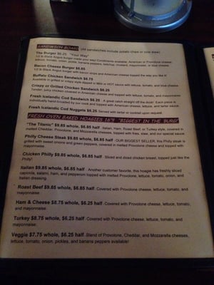 Menu photo 3 The Crooked Dock Wellsburg, WV Menu photo 3 The Crooked Dock Wellsburg, WV
