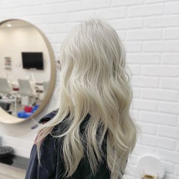CQ Hair Studio - Third time: platinum blonde - Hair Salons Near Me - Hacienda Heights, California CQ Hair Studio - Third time: platinum blonde - Hair Salons Near Me - Hacienda Heights, California
