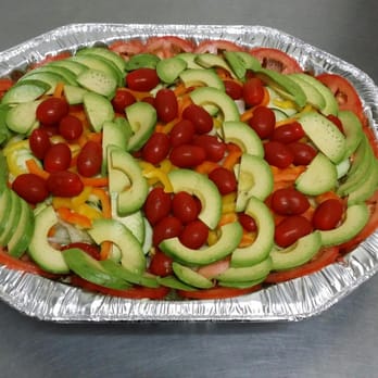 Tj's Submarines - A large party salad toped with lots of different vegetables from T.J's Submarines - Sandwiches Near Me - Artesia, California Tj's Submarines - A large party salad toped with lots of different vegetables from T.J's Submarines - Sandwiches Near Me - Artesia, California
