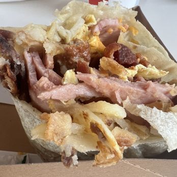 Lucky Boy - Breakfast Burrito, 3 Ways - Burgers Near Me - Pasadena, California Lucky Boy - Breakfast Burrito, 3 Ways - Burgers Near Me - Pasadena, California