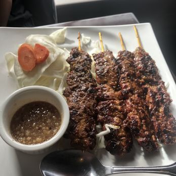 Phnom Penh House - Beef skewers - the marinade is good - Cambodian Near Me - Alameda, California Phnom Penh House - Beef skewers - the marinade is good - Cambodian Near Me - Alameda, California
