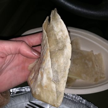 Chipotle Mexican Grill - I paid $15 for a tortilla. I wouldn't even consider this a "LARGE QUESADILLA" - Mexican Near Me - Manchester, Connecticut Chipotle Mexican Grill - I paid $15 for a tortilla. I wouldn't even consider this a "LARGE QUESADILLA" - Mexican Near Me - Manchester, Connecticut