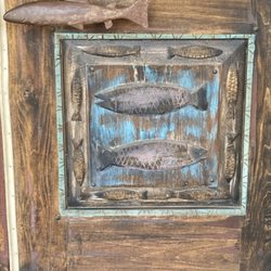 Creamery Arts Glass Studio - Gorgeous detail of the front door