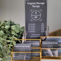 Kingston Massage Therapy - Fee schedule