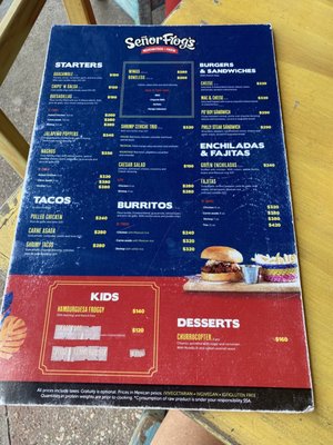 Menu photo 1 Señor Frog's Cozumel, ROO Menu photo 1 Señor Frog's Cozumel, ROO