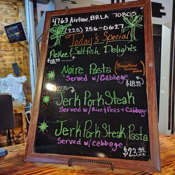 Jamaican Vibes Cuisine - Daily Special - Caribbean Near Me - Baton Rouge, Louisiana