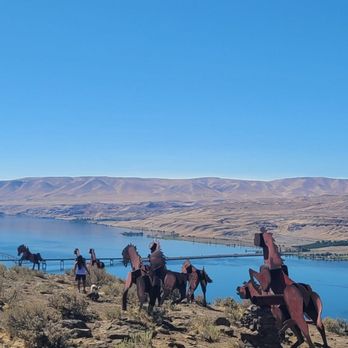 Wild Horses Monument - Top of the hill - Public Art Near Me - Quincy, Washington