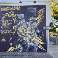 Grand Avenue Festival - Mural on a side street