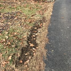 Friendly Lawn Care - Bad snow plowing January 2017.