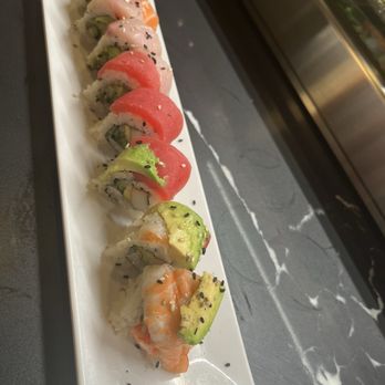 Kintoki Sushi House & Bar - Rainbow Roll - Sushi Bars Near Me - Tucson, Arizona Kintoki Sushi House & Bar - Rainbow Roll - Sushi Bars Near Me - Tucson, Arizona