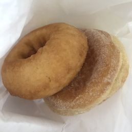 Sugar and old fashioned donuts