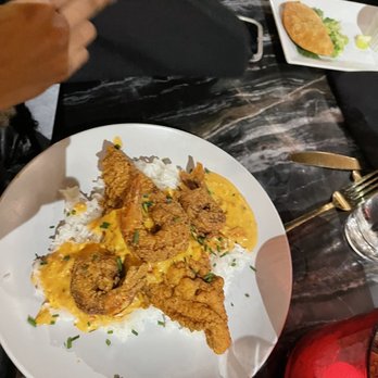 Prey - Fried catfish and shrimp in a creole sauce - Cajun/Creole Near Me - Houston, Texas Prey - Fried catfish and shrimp in a creole sauce - Cajun/Creole Near Me - Houston, Texas