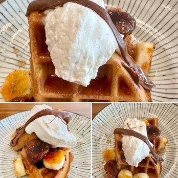 Fig & Ginger - Cinnamon Poached Fig Waffle - Breakfast & Brunch Near Me - Honolulu, Hawaii Fig & Ginger - Cinnamon Poached Fig Waffle - Breakfast & Brunch Near Me - Honolulu, Hawaii