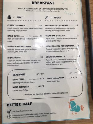 Menu photo 4 Better Half Portland, OR