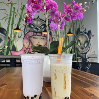 Zen and Ginger - Taro milk tea with boba, brown sugar milk tea with boba - Coffee & Tea Near Me - St. Augustine, Florida