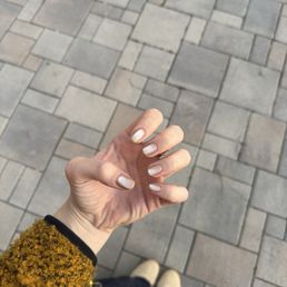 Cat eye gel manicure Cat eye gel manicure