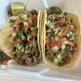 Adalberto's Mexican Food - These tacos shocked how big they are!! Sooo good and very tasty. I could only eat 1 1/2 and am super full. Mmmmm too good - Mexican Near Me - Rocklin, California