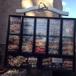 Menu board for drive thru Menu board for drive thru