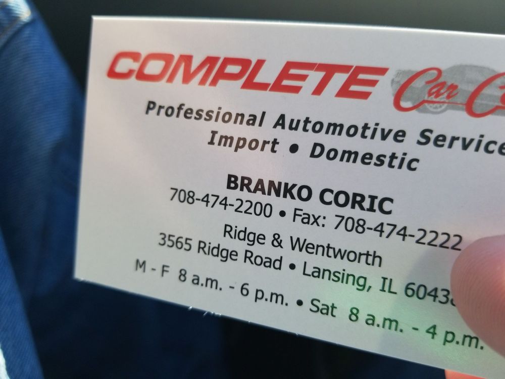 COMPLETE CAR CENTER Updated August 2024 13 Reviews 3565 Ridge Rd