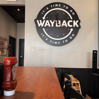 Wayback Burgers - Clock decor - Burgers Near Me - Edmonton, Alberta Wayback Burgers - Clock decor - Burgers Near Me - Edmonton, Alberta