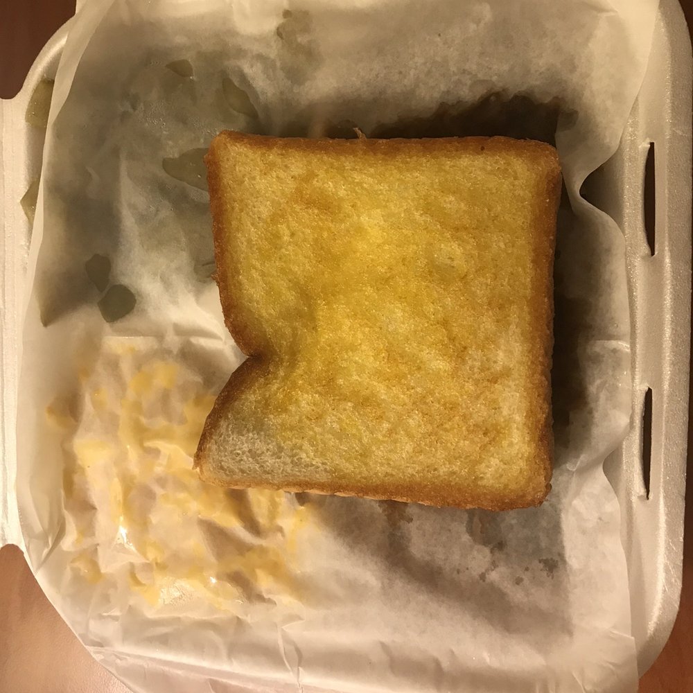 Choo Choo Barbecue - Great packaging for a to-go order. Separated the toast from the food! - Barbeque Near Me - Chattanooga, Tennessee Choo Choo Barbecue - Great packaging for a to-go order. Separated the toast from the food! - Barbeque Near Me - Chattanooga, Tennessee