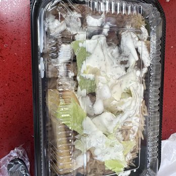 Castle Chicken - Lamb over rice with white sauce - Fast Food Near Me - Queens, New York