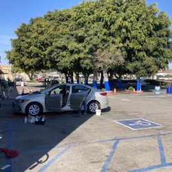 Westminster Car Wash - Vehicle getting detailed.