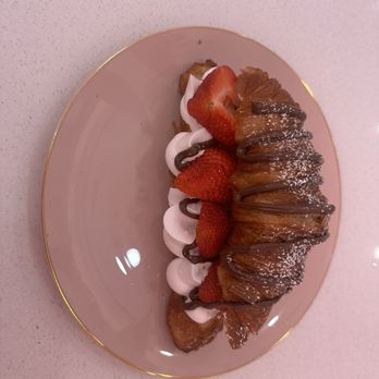 Icy-N-Spicy - Strawberry Nutella croissant - Desserts Near Me - Miramar, Florida
