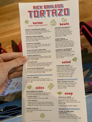 Menu photo 8 Tortazo - Willis Tower Chicago, IL