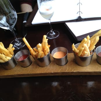 Bourbon Steak - Duck fat fries - herb, paprika, cheddar. With homemade sauces - sweet ketchup, thousand island, BBQ. - Steakhouses Near Me - Washington, DC, District of Columbia