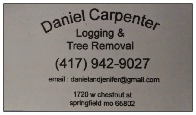 Slide of Daniel Carpenter Services