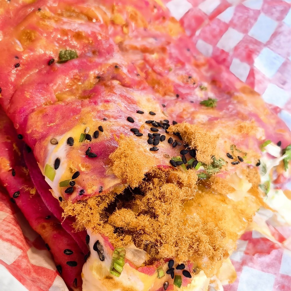 Richmond Public Market - 2022.08.11. Dragon Fruit Pancake, by NN+ Specialties in Richmond Public Market - Public Markets Near Me - Richmond, British Columbia Richmond Public Market - 2022.08.11. Dragon Fruit Pancake, by NN+ Specialties in Richmond Public Market - Public Markets Near Me - Richmond, British Columbia