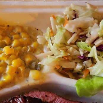 Tantrum Barbecue - Green chile corn with serious heat. Apple slaw is tasty, but pales next to corn & ribs. - Food Trucks Near Me - Albuquerque, New Mexico