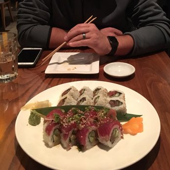 Izakaya Den - Red dragon roll and poki roll - Japanese Near Me - Denver, Colorado
