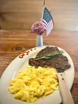 Chops & Eggs by null