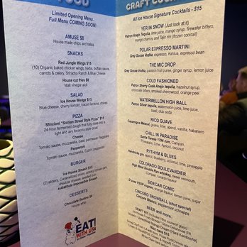 The Ice House - Pasadena - Menu - Comedy Clubs Near Me - Pasadena, California