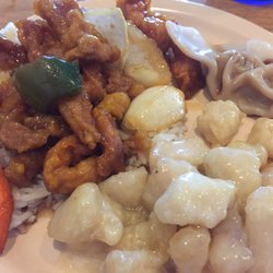 China Buffet - Mongolian Chicken, Steamed Dumpling, Walnut Chicken