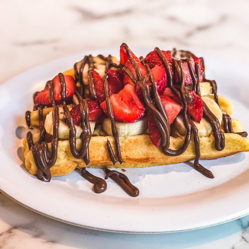 Nutella Cafe - Waffles with Nutella ' - Desserts Near Me - Chicago, Illinois Nutella Cafe - Waffles with Nutella ' - Desserts Near Me - Chicago, Illinois