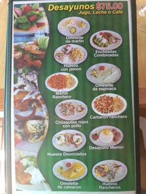 Menu photo 3 El Memin Mazatlán, SIN