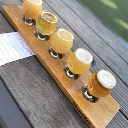 The Hangar - Our normal, a flight allows us to try several beers while floating around trying multiple spots around town without becoming polluted.
