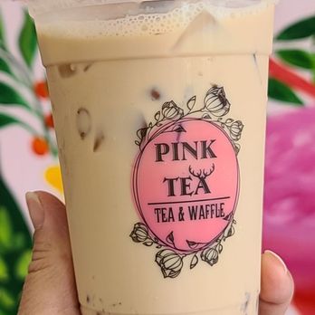 Pink Tea - My #1 with crystal boba - Bubble Tea Near Me - Bloomington, Minnesota