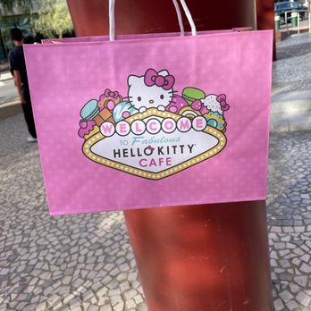 Hello Kitty Cafe - Bag food items are in - Desserts Near Me - Las Vegas, Nevada