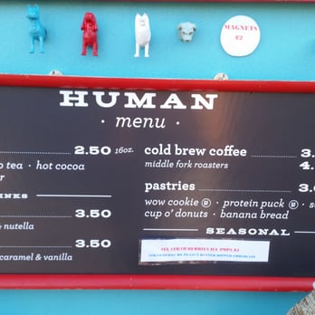 The Seattle Barkery - Menu for us, humans - Pet Services Near Me - Seattle, Washington
