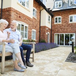 Assisted living community entrance