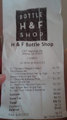 Holeman & Finch Bottle Shop by null