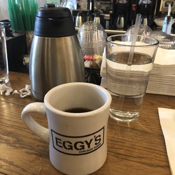 Eggy's Diner Chicago - Hot coffee. - Breakfast & Brunch Near Me - Chicago, Illinois