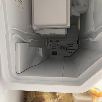 Beyer Appliance Service - Technician FORGOT shut-off arm so ice maker never stops. Ice clumps, and then it stops so, you run out of ice. - Appliances & Repair Near Me - Tempe, Arizona Beyer Appliance Service - Technician FORGOT shut-off arm so ice maker never stops. Ice clumps, and then it stops so, you run out of ice. - Appliances & Repair Near Me - Tempe, Arizona