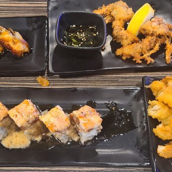 Sushi Alaska - Surf and Turf, Calamari, Soft shell crab, Unagi - Japanese Near Me - Paradise, Nevada
