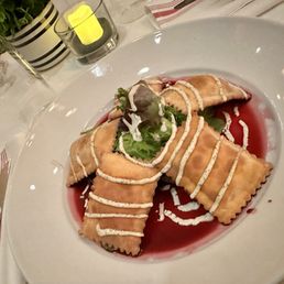 Fried Duck Ravioli