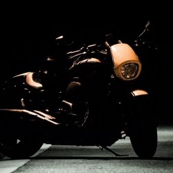 Big Wood Customs - Night rides are probably my favorite, I probably was looking at my last one for a while if I hadn't stopped in to see Wood when I did.